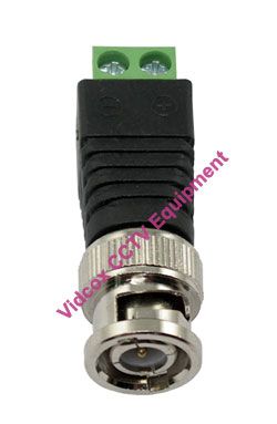 100x New CAT5 to Coaxial BNC Video Balun Connector CCTV  