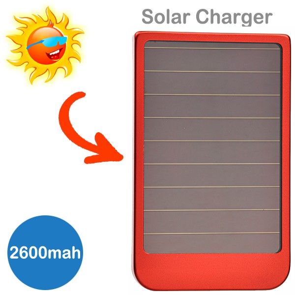 Portable 5000mAh USB Solar Power Charger 4 Tablet Phone iPhone 4S 4 