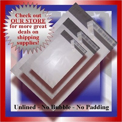 75 POLY MAILERS COMBO 6x9, 7.5x10.5, 9x12 BAGS ★  