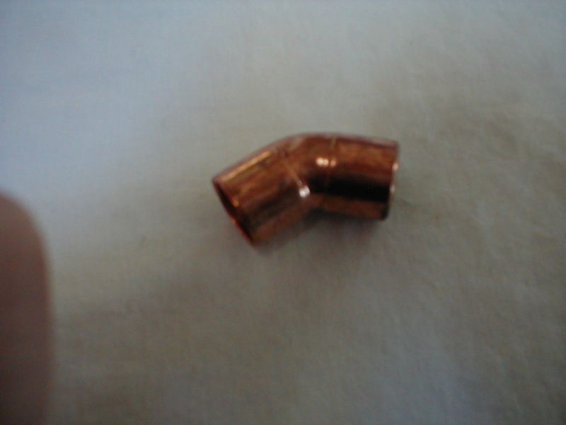 COPPER SWEAT FITTINGS C X C 1/2 45 DEGREE  