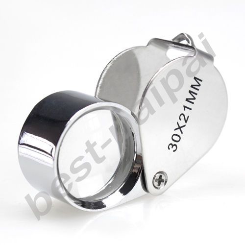 21mm Glass Loop Magnifying Magnifier Jeweler Loupe 1156  