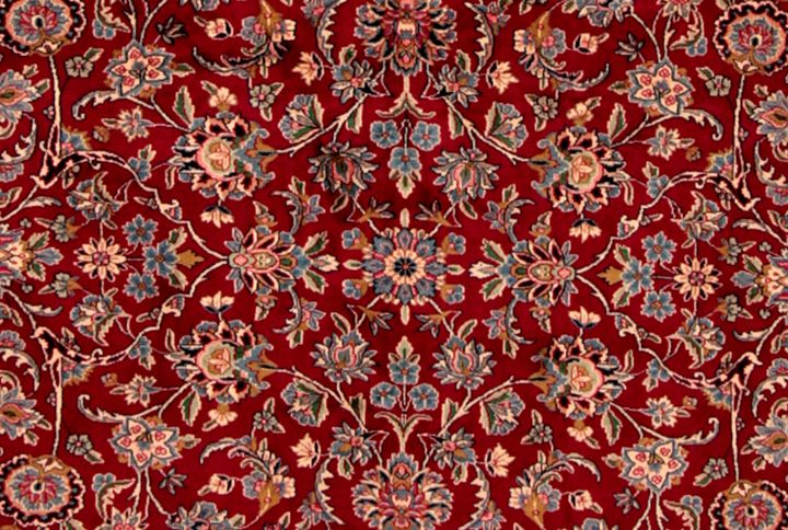 Hand Knotted Persian Kerman Wool Persian Rug 10 x 13  