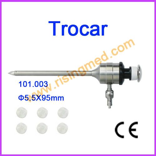 CE Trocar & Cannula Ф3mm Ф5.5mm Ф10.5mm Ф11.5mm Laparoscopy  