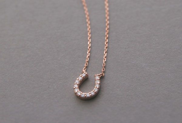   SWAROVSKI NECKLACE   925 sterling silver jewelry Rose Gold Vermeil