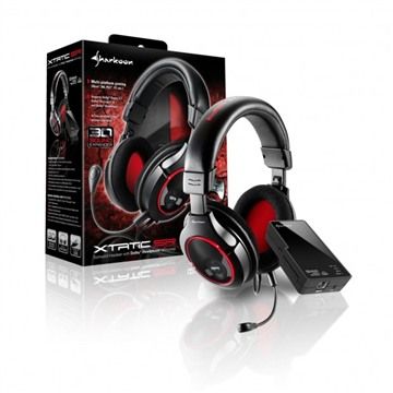 Sharkoon X Tatic SR Dolby Digital Surround 3D Sound Headset PS3 Xbox 