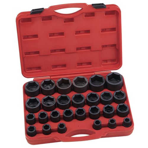 Genius Tools Huge 3/4 Dr SAE Impact Socket Set IS 627S  