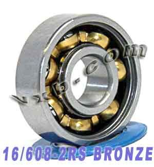 16 inline Skate Sealed BearingBronze CagevxbBall Bearing