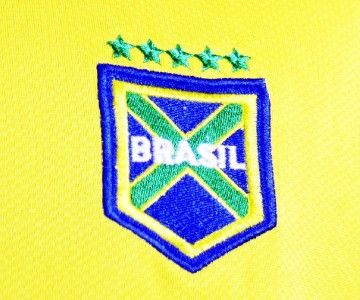 Mitre Brazil Jerseys Mens T Shirt Soccer Brasil Shirt World Cup 2014 