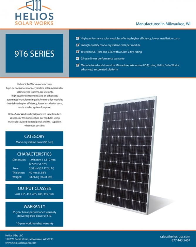 helios solar panels