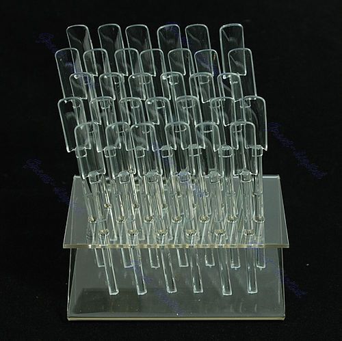 32 Stick Display Stand Rack Practice Tool Nail Art Tips  