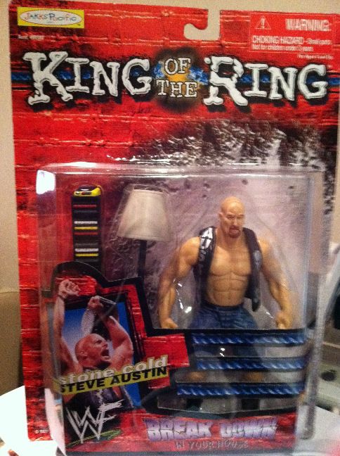 WWF Stone Cold Steve Austin King of Ring Action Figure  