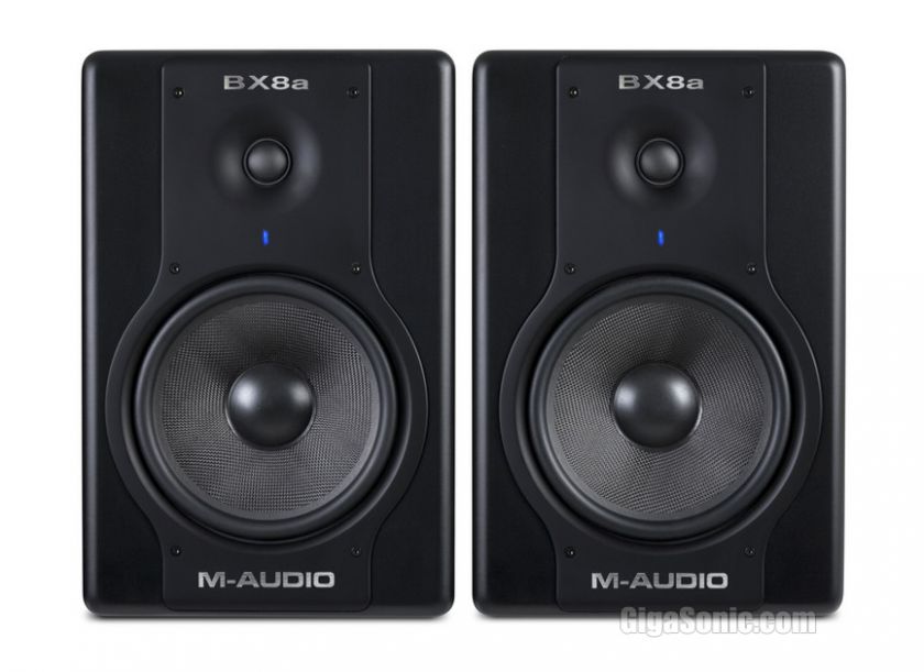 AUDIO STUDIOPHILE BX8A DELUXE STUDIO MONITORS NEW  