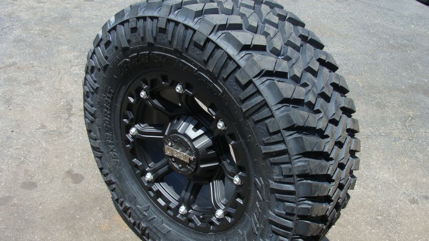 Gear Alloy 718 Black Nitto Trail Grappler MT 35x12.5 18  