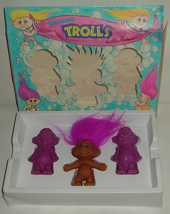 Vintage Ben Rickert TROLL Doll & Bath Soap Figures MIB  