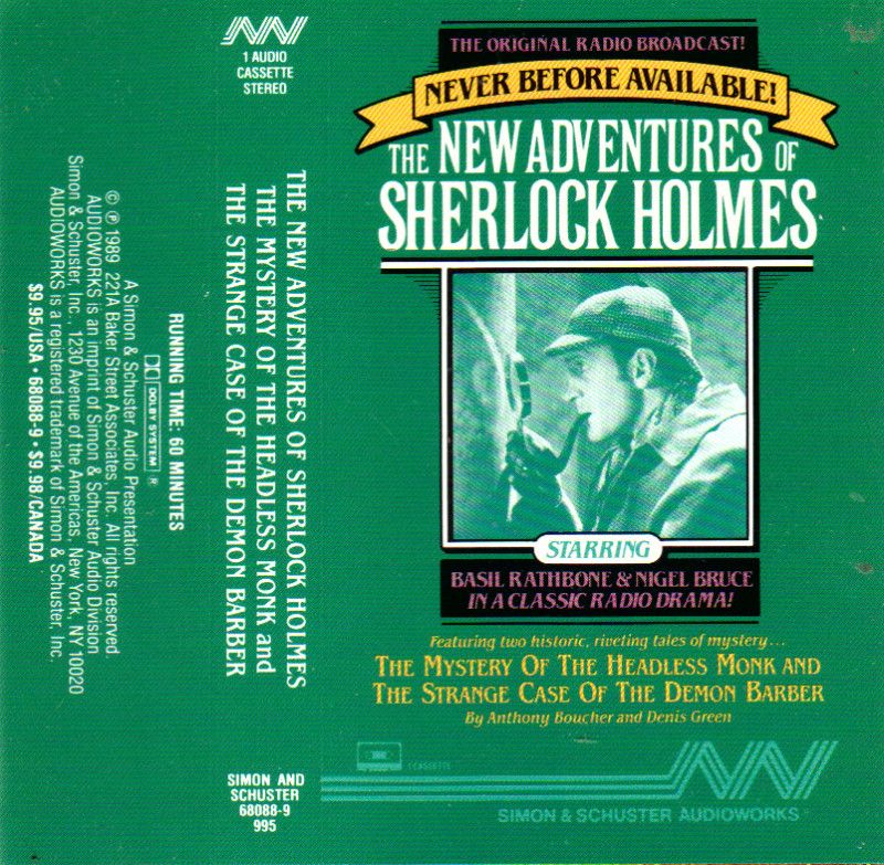 The New Adventures of Sherlock Holmes (Cassette)  