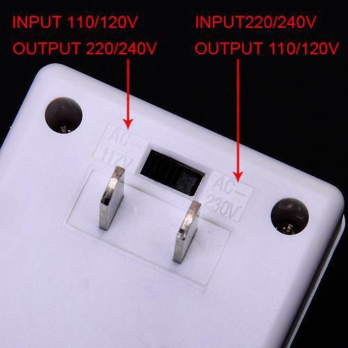 100W Voltage Converter UK 220V to 110V Travel adapter  