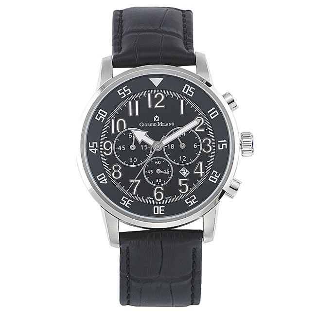 Giorgio Milano Stainless Steel Chronograph Mens Watch  