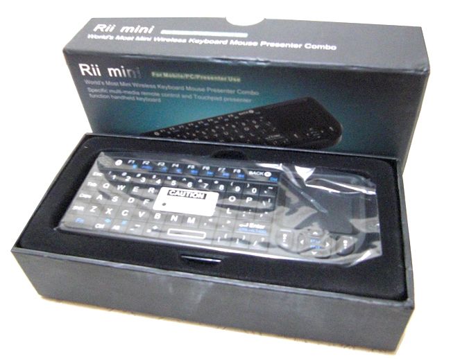 Rii Mini Wireless Bluetooth Keyboard Touchpad Presenter  